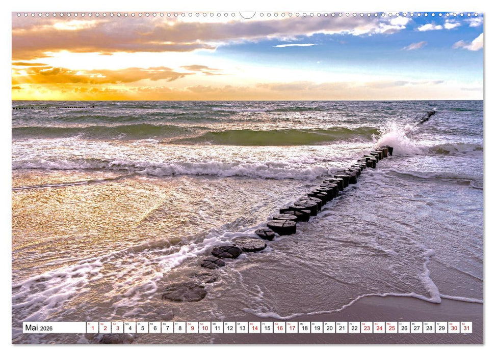 Traumstrände an Deutschlands Küsten (CALVENDO Wandkalender 2026)