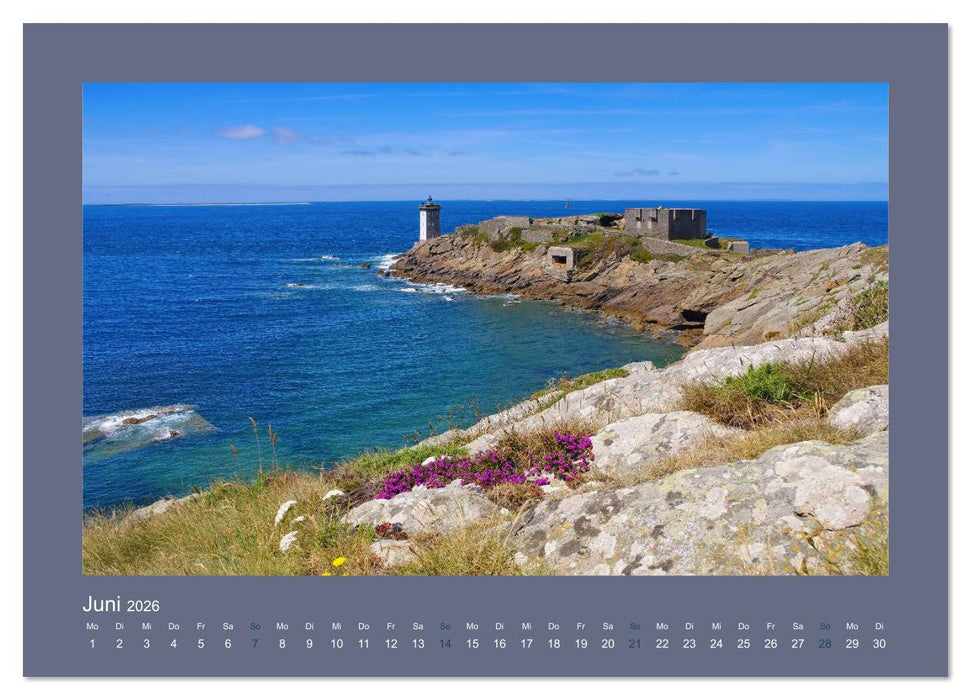 Leuchttürme - Wegweiser an der bretonischen Küste (CALVENDO Wandkalender 2026)
