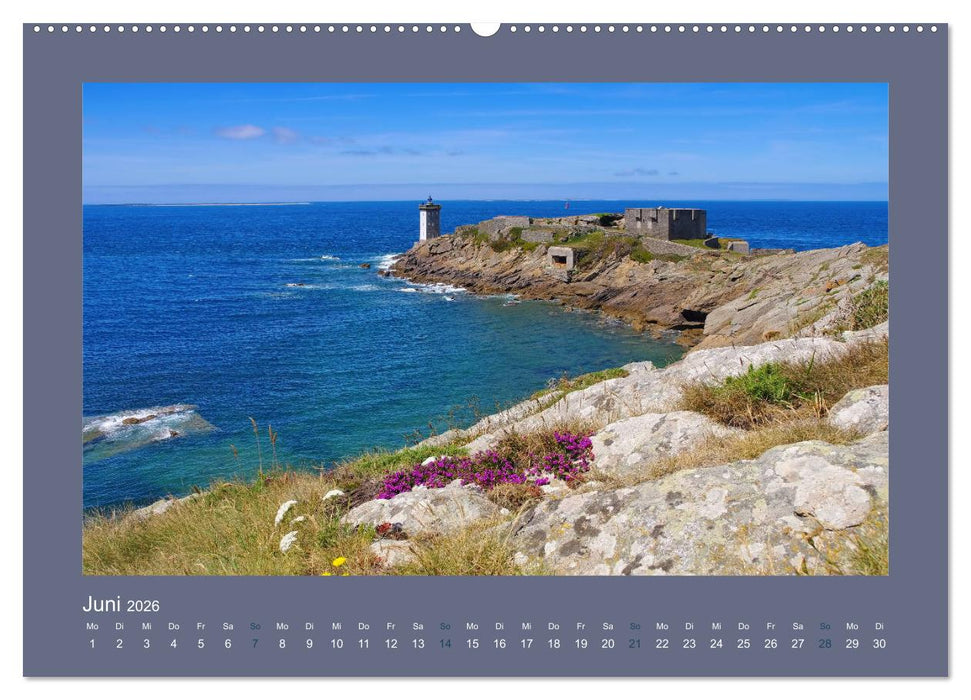 Leuchttürme - Wegweiser an der bretonischen Küste (CALVENDO Wandkalender 2026)