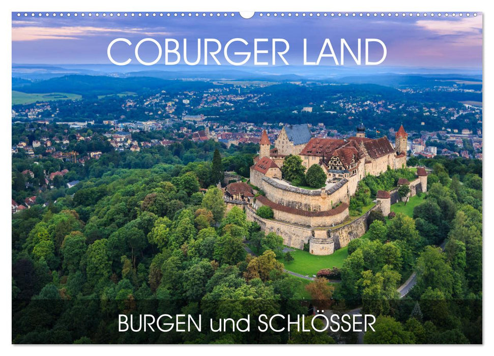 Coburger Land - Burgen und Schlösser (CALVENDO Wandkalender 2026)