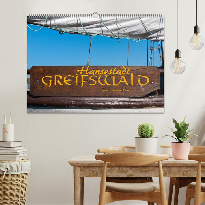 Hansestadt Greifswald (CALVENDO Wandkalender 2026)