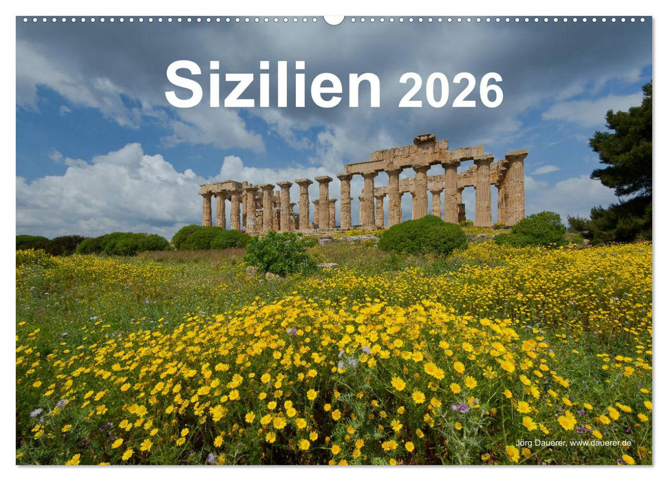 Sizilien 2026 (CALVENDO Wandkalender 2026)