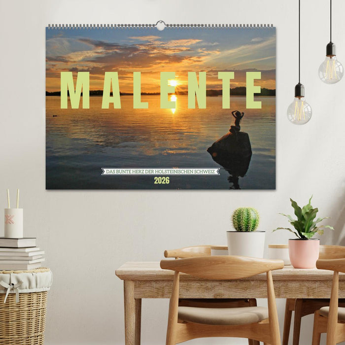 Malente - Das bunte Herz der Holsteinischen Schweiz (CALVENDO Wandkalender 2026)