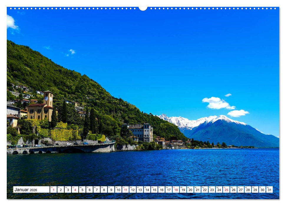 Bezaubernder Comer See (CALVENDO Wandkalender 2026)