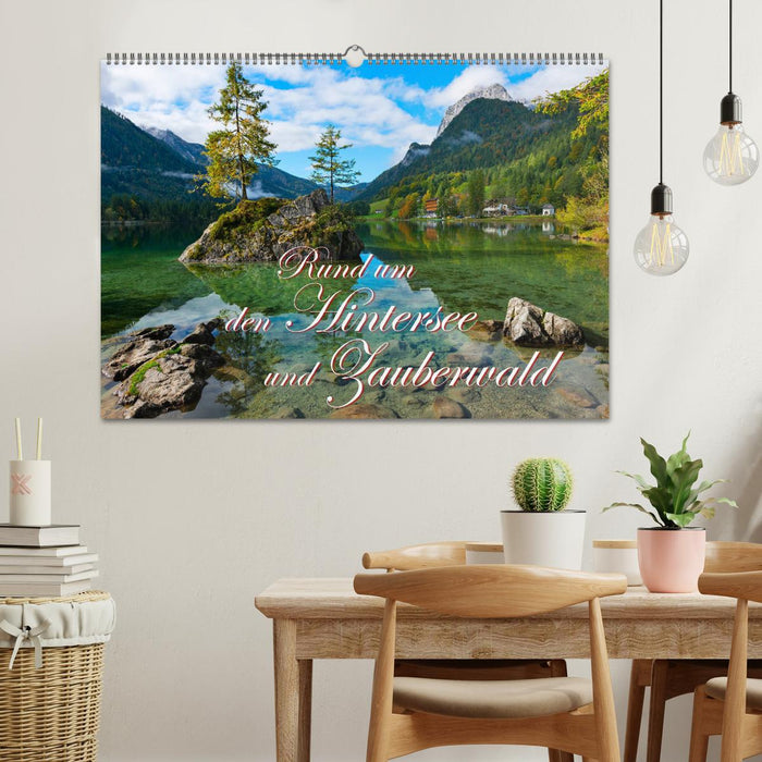 Rund um den Hintersee und Zauberwald (CALVENDO Wandkalender 2026)