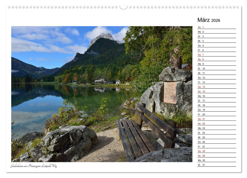 Rund um den Hintersee und Zauberwald (CALVENDO Wandkalender 2026)