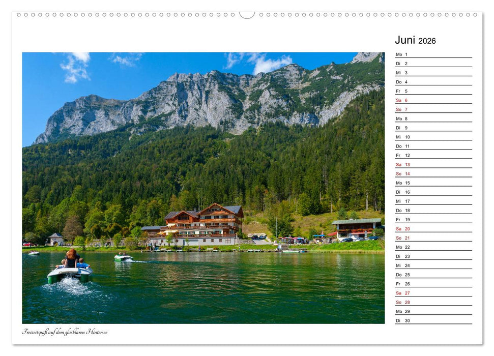 Rund um den Hintersee und Zauberwald (CALVENDO Wandkalender 2026)