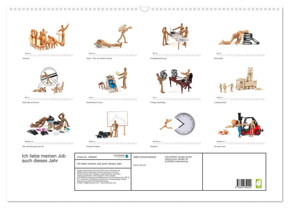 Ich liebe meinen Job auch dieses Jahr (CALVENDO Wandkalender 2026)