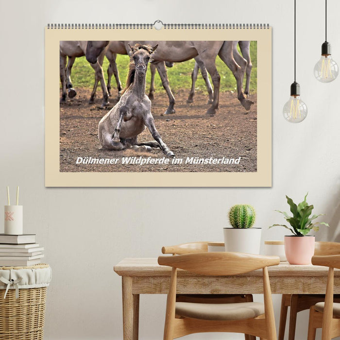 Dülmener Wildpferde im Münsterland (CALVENDO Wandkalender 2026)