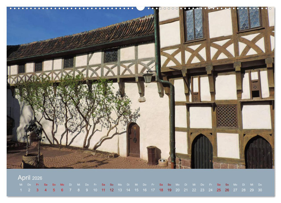 Die Wartburg - Weltkulturerbe im Herzen Deutschlands (CALVENDO Wandkalender 2026)