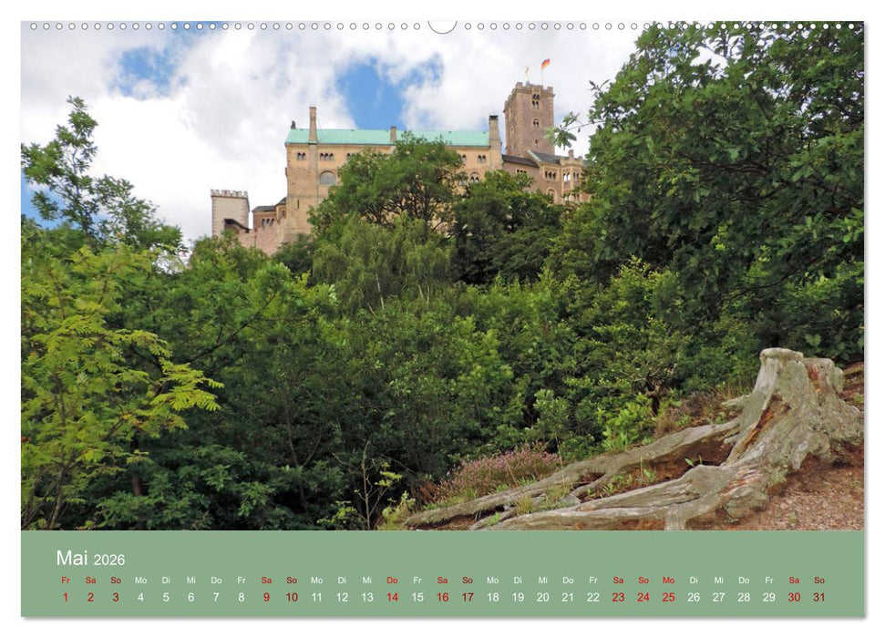 Die Wartburg - Weltkulturerbe im Herzen Deutschlands (CALVENDO Wandkalender 2026)