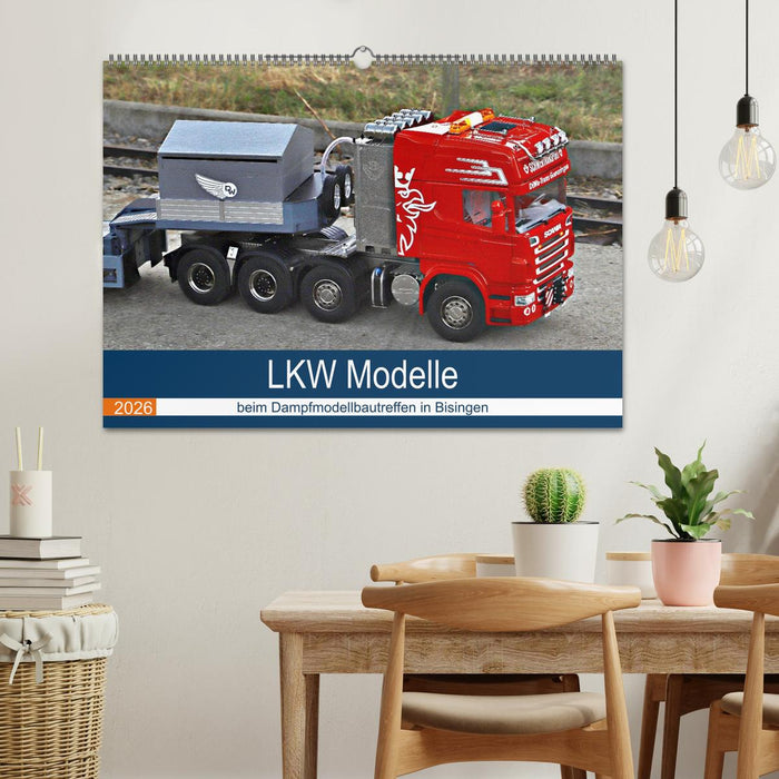 LKW Modelle beim Dampfmodellbautreffen in Bisingen (CALVENDO Wandkalender 2026)