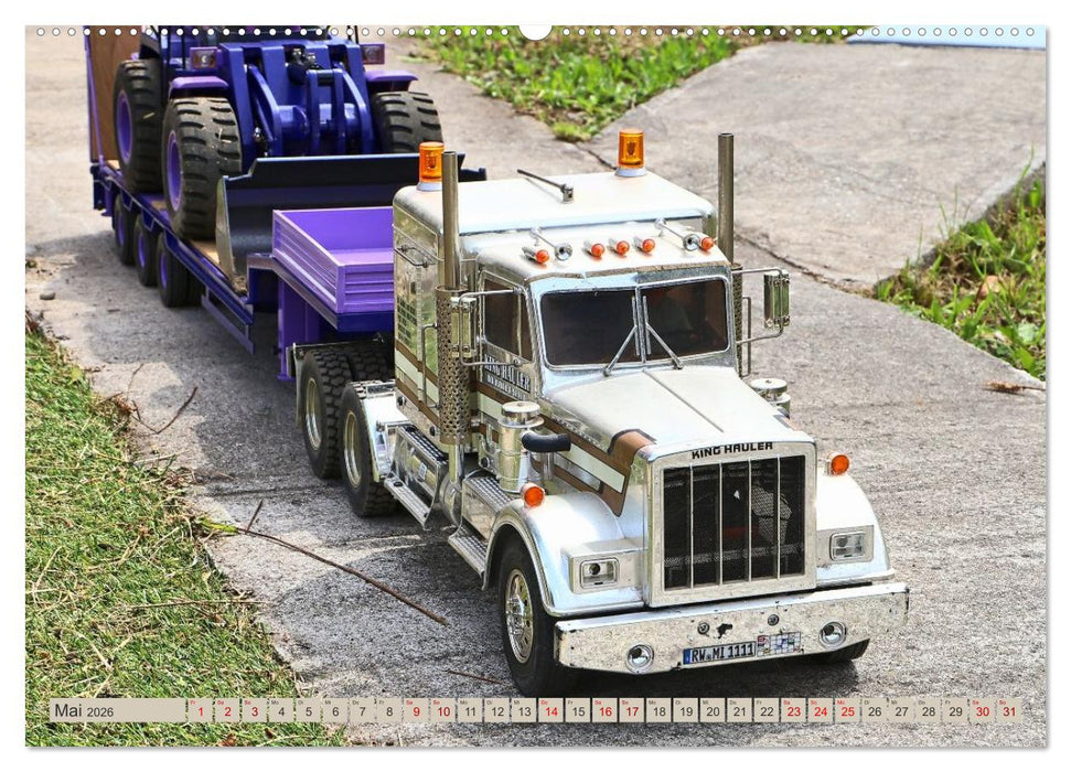 LKW Modelle beim Dampfmodellbautreffen in Bisingen (CALVENDO Wandkalender 2026)