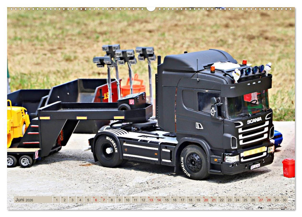 LKW Modelle beim Dampfmodellbautreffen in Bisingen (CALVENDO Wandkalender 2026)