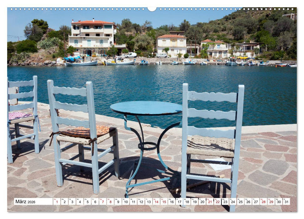 DER PELOPONNES (CALVENDO Wandkalender 2026)