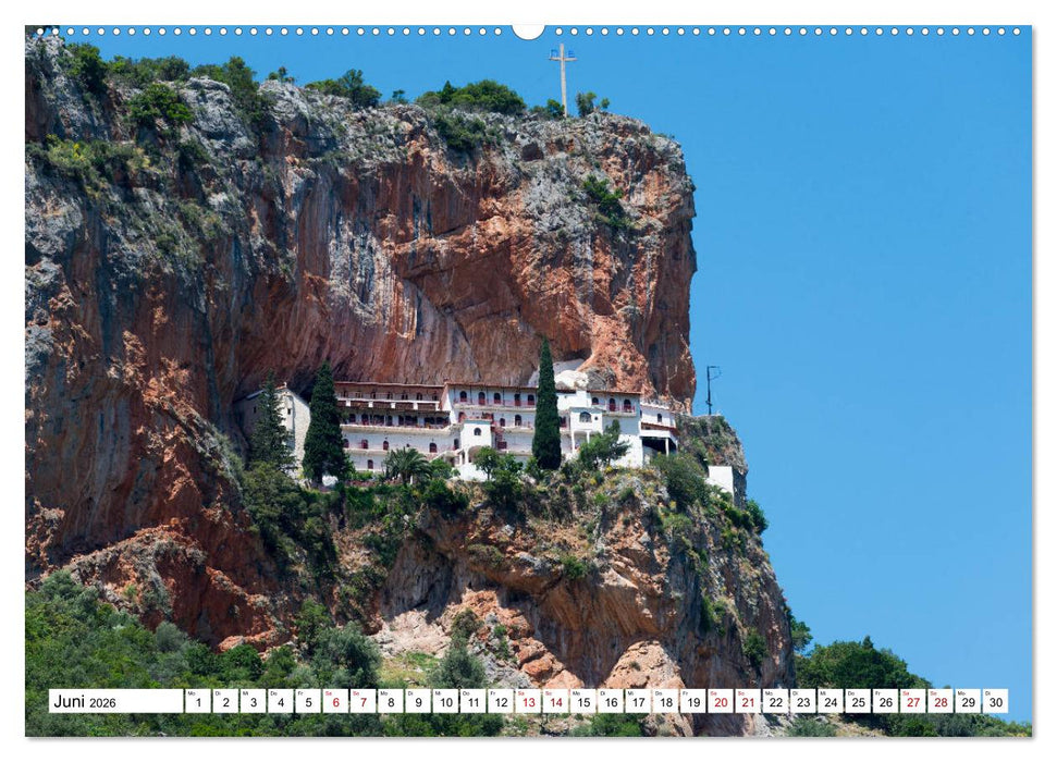 DER PELOPONNES (CALVENDO Wandkalender 2026)