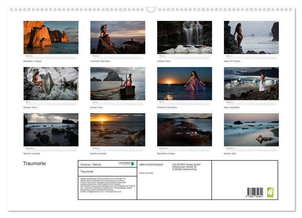 Traumorte (CALVENDO Wandkalender 2026)