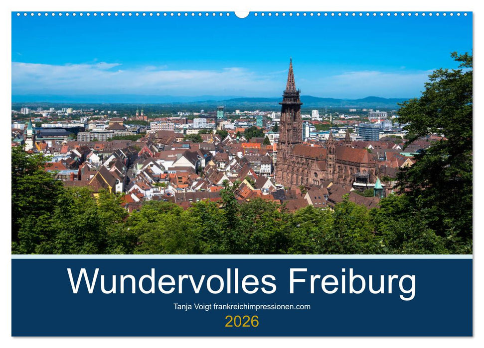 Wundervolles Freiburg (CALVENDO Wandkalender 2026)