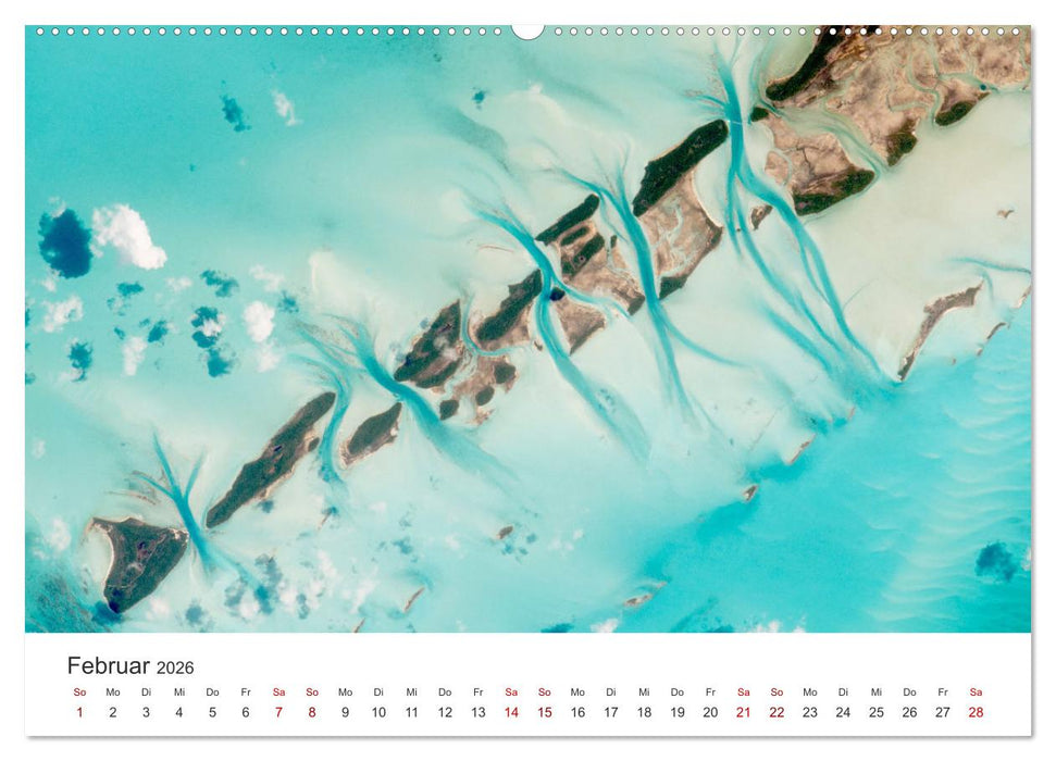 Satellitenbilder - Spektakuläre Aufnahmen aus dem Weltall (CALVENDO Wandkalender 2026)