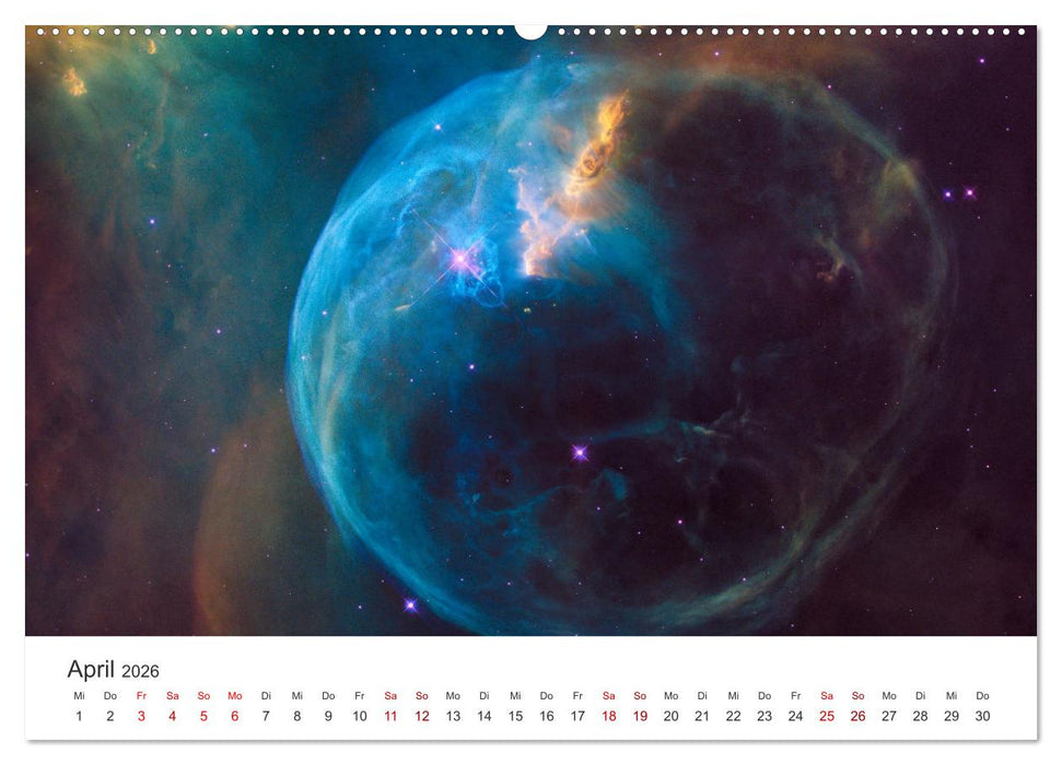 Satellitenbilder - Spektakuläre Aufnahmen aus dem Weltall (CALVENDO Wandkalender 2026)