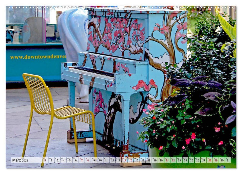 Denver Stadtansichten (CALVENDO Wandkalender 2026)