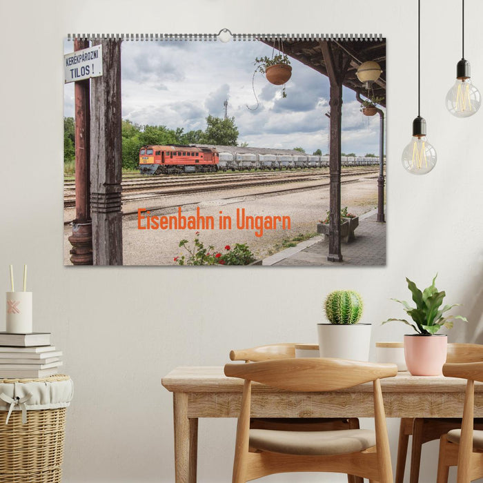 Eisenbahn in Ungarn (CALVENDO Wandkalender 2026)