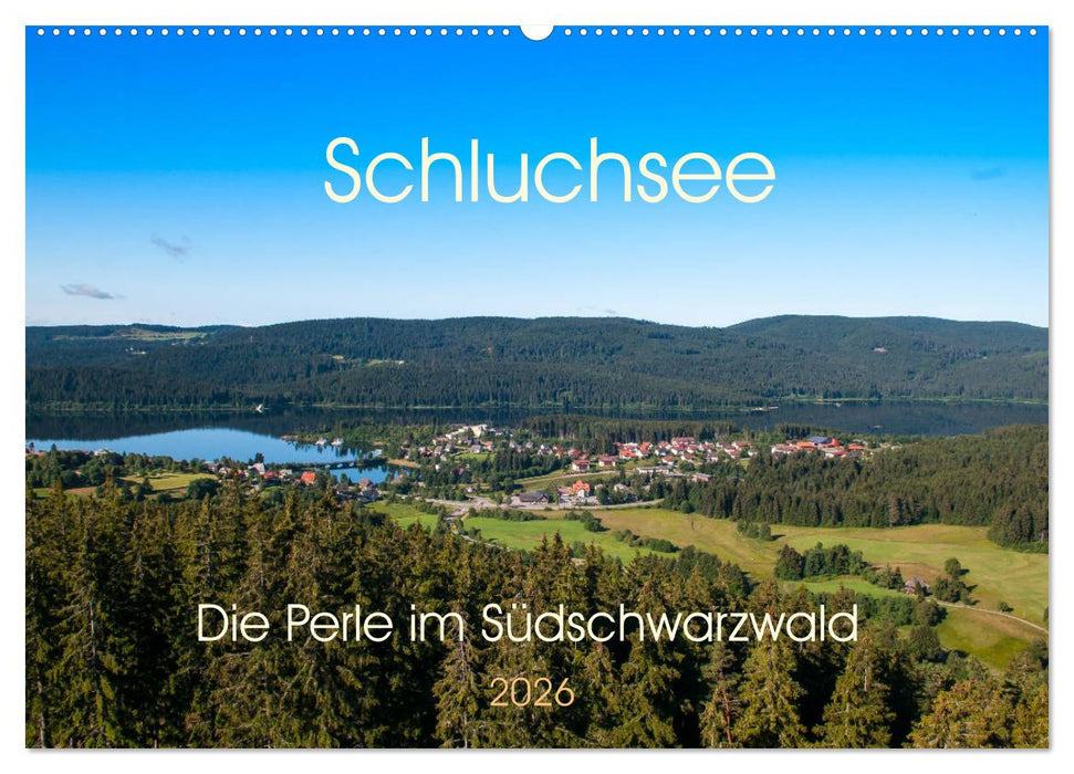 Schluchsee Naturpark Südschwarzwald (CALVENDO Wandkalender 2026)
