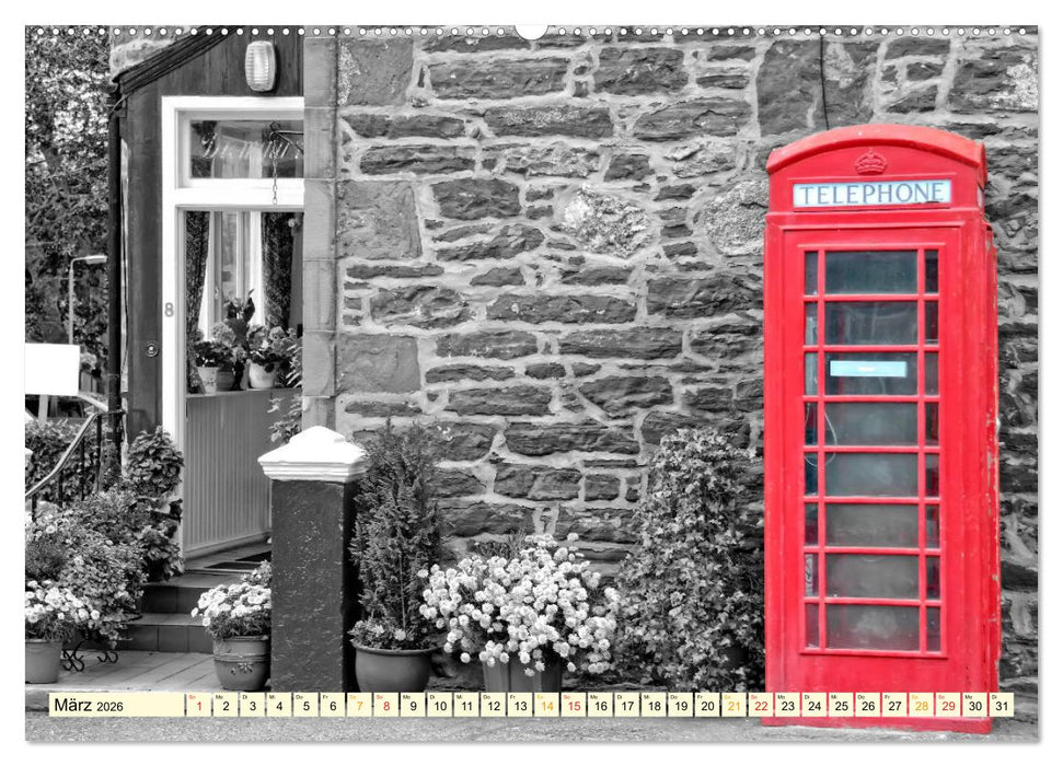 Die bekannteste Telefonzelle der Welt - Telephone Booth (CALVENDO Wandkalender 2026)