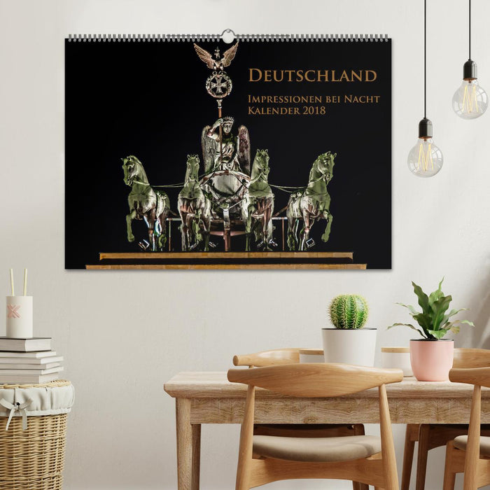 Deutschland Impressionen bei Nacht (CALVENDO Wandkalender 2026)