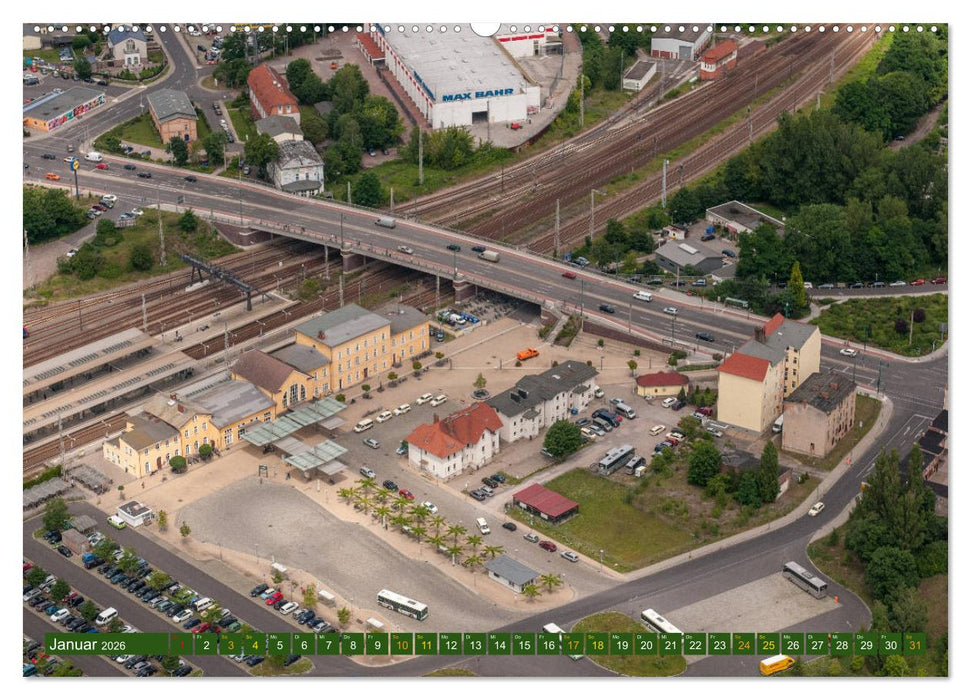 Eberswalde in Luftbildern (CALVENDO Wandkalender 2026)