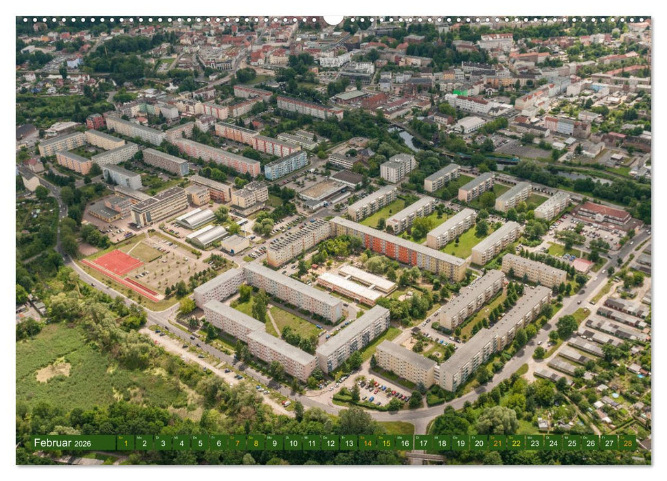 Eberswalde in Luftbildern (CALVENDO Wandkalender 2026)