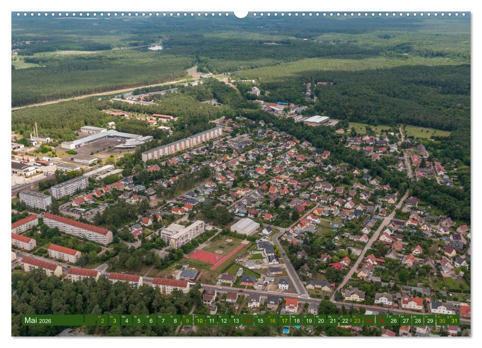 Eberswalde in Luftbildern (CALVENDO Wandkalender 2026)