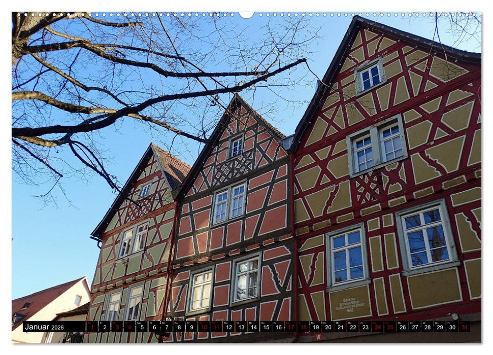 Sehenswertes Bensheim an der Bergstraße (CALVENDO Wandkalender 2026)