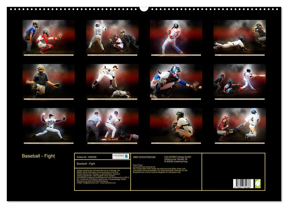 Baseball - Fight (CALVENDO Wandkalender 2026)