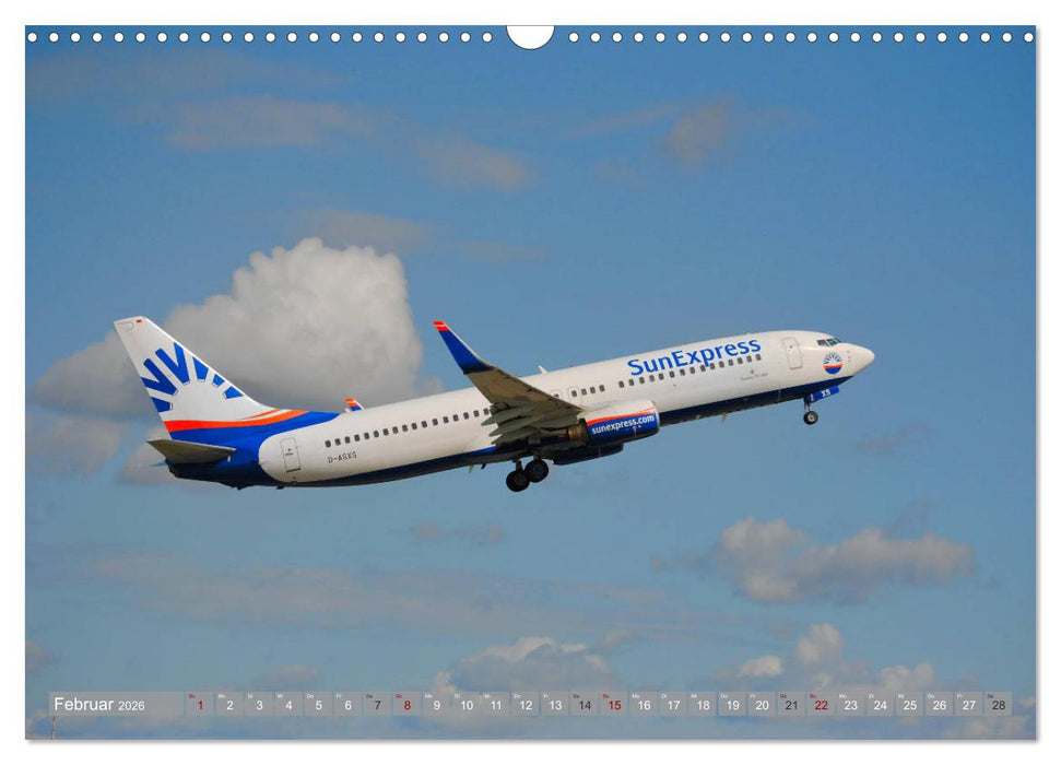 Flugzeuge - Eindrucksvolle Riesen am Himmel (CALVENDO Wandkalender 2026)