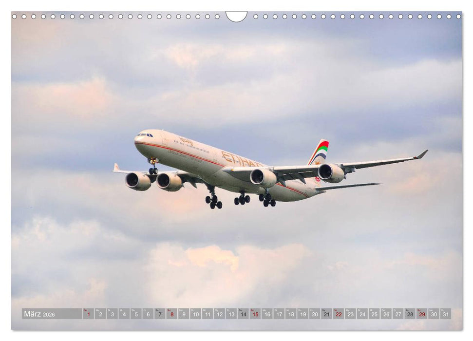 Flugzeuge - Eindrucksvolle Riesen am Himmel (CALVENDO Wandkalender 2026)