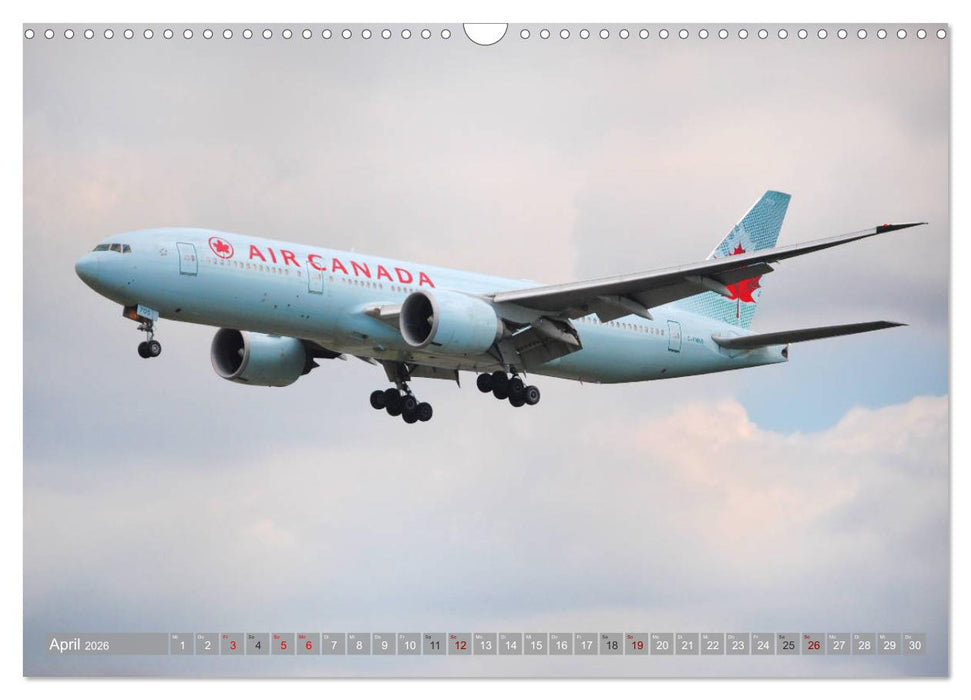 Flugzeuge - Eindrucksvolle Riesen am Himmel (CALVENDO Wandkalender 2026)