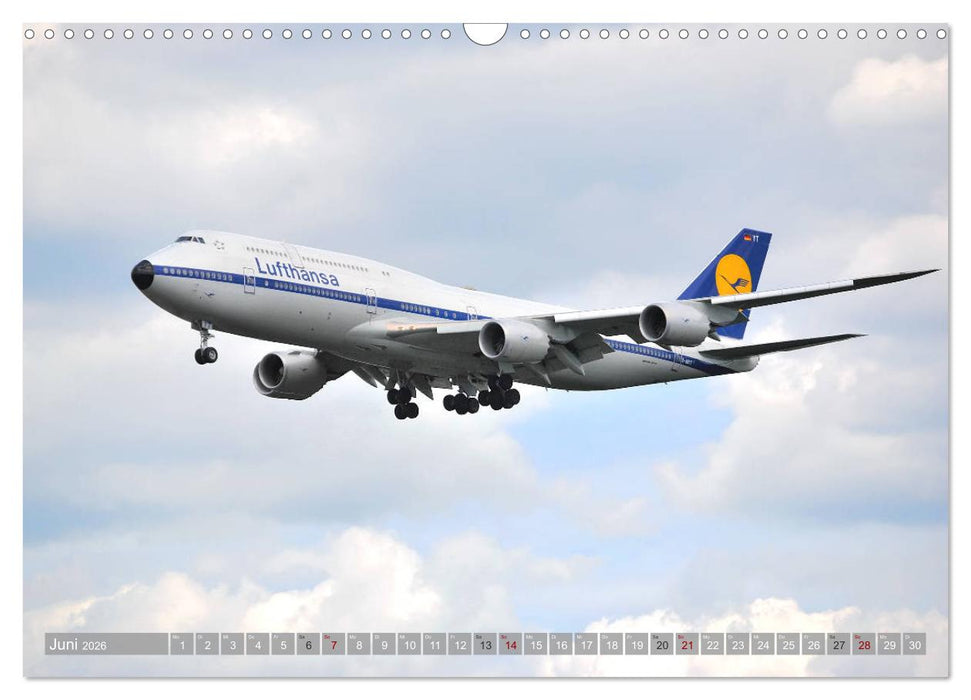 Flugzeuge - Eindrucksvolle Riesen am Himmel (CALVENDO Wandkalender 2026)