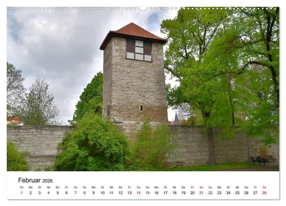 Mühlhausen in Thüringen - Stadt im Herzen Deutschlands (CALVENDO Wandkalender 2026)