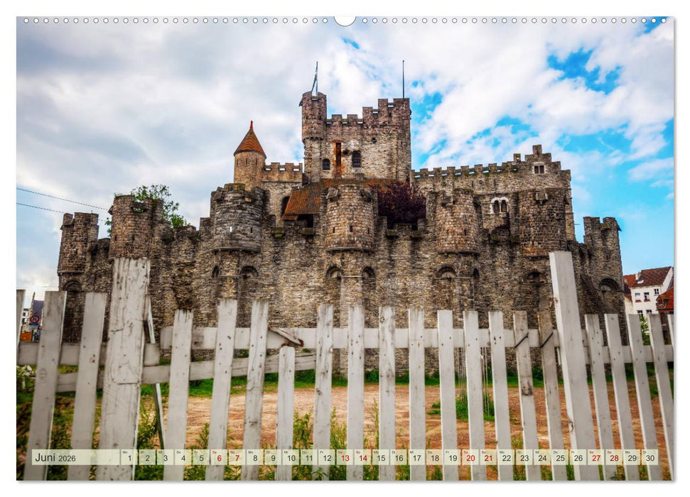 Gent - die geschichtsträchtige Perle in Flandern (CALVENDO Wandkalender 2026)
