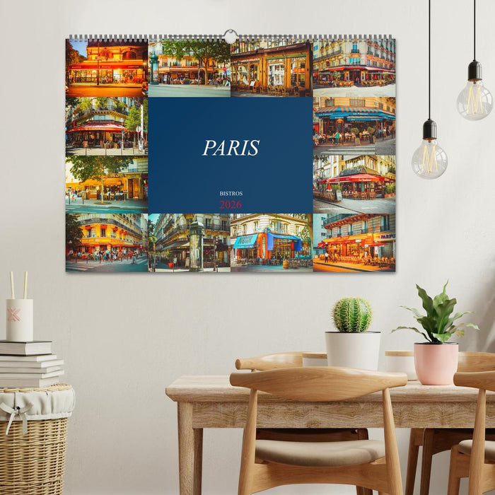 Paris Bistros (CALVENDO Wandkalender 2026)