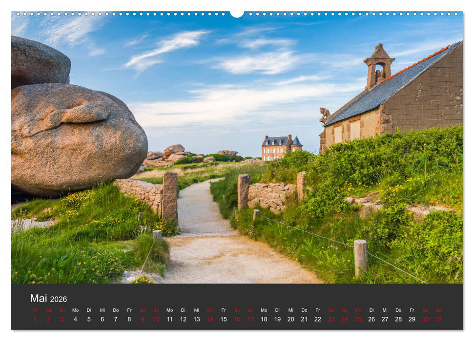 Côte de Granit Rose - Ein Küstenbereich in der Bretagne (CALVENDO Wandkalender 2026)