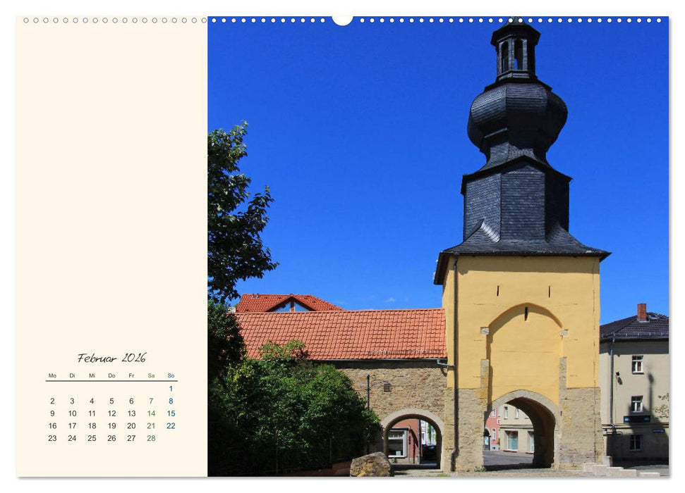 Saalfeld an der Saale – mein Streifzug durch die historische Altstadt (CALVENDO Wandkalender 2026)