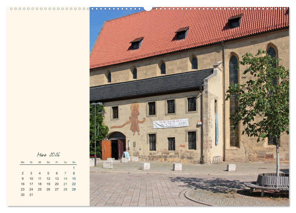 Saalfeld an der Saale – mein Streifzug durch die historische Altstadt (CALVENDO Wandkalender 2026)