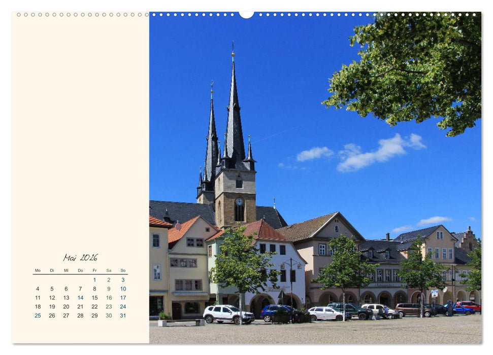 Saalfeld an der Saale – mein Streifzug durch die historische Altstadt (CALVENDO Wandkalender 2026)