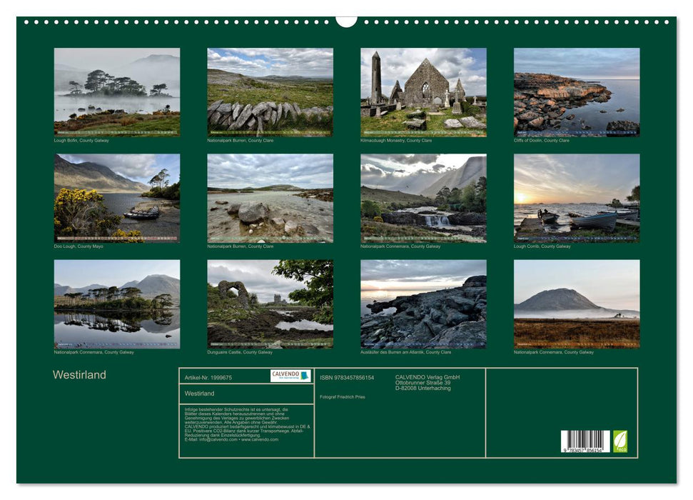 Westirland (CALVENDO Wandkalender 2026)