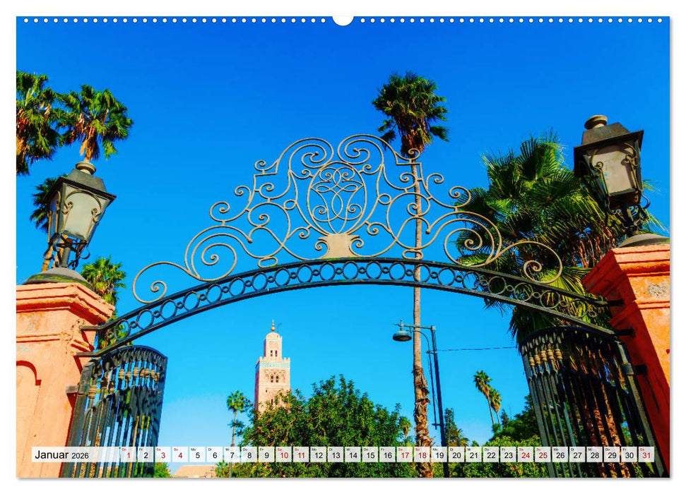 Marrakesch - Perle des Südens (CALVENDO Wandkalender 2026)
