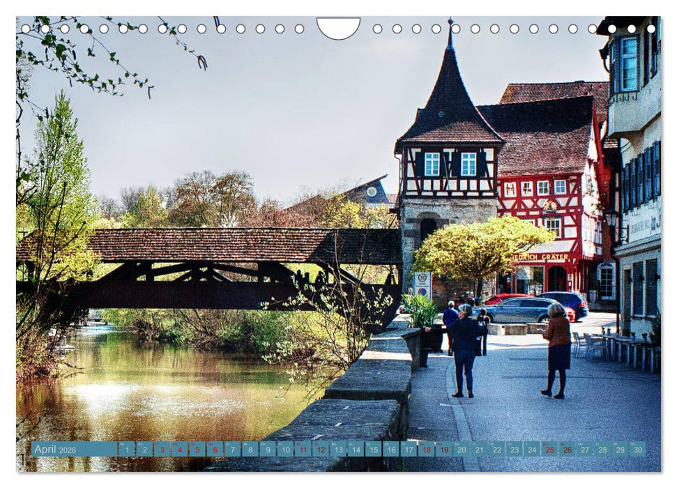 Stadtspaziergang durch Schwäbisch Hall (CALVENDO Wandkalender 2026)