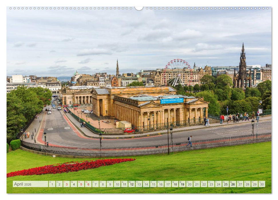 Edinburgh - Impressionen aus der schottischen Hauptstadt (CALVENDO Wandkalender 2026)