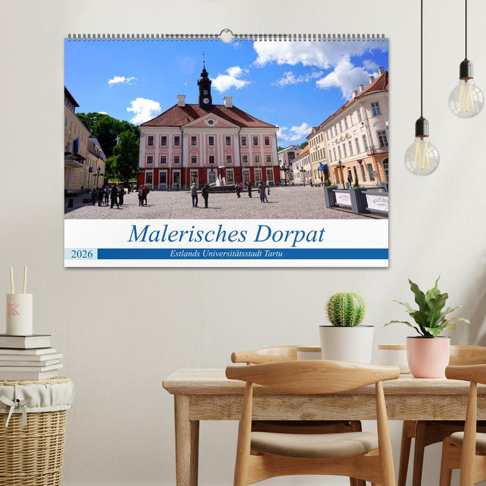 Malerisches Dorpat - Estlands Universitätsstadt Tartu (CALVENDO Wandkalender 2026)